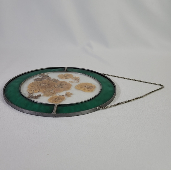 Stained Glass Dried Pressed Flowers Suncatcher - Picture 9 of 11